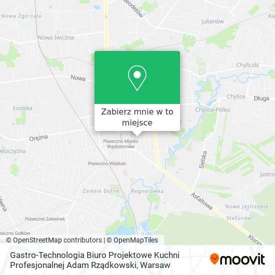 Mapa Gastro-Technologia Biuro Projektowe Kuchni Profesjonalnej Adam Rządkowski