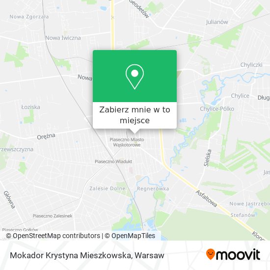 Mapa Mokador Krystyna Mieszkowska