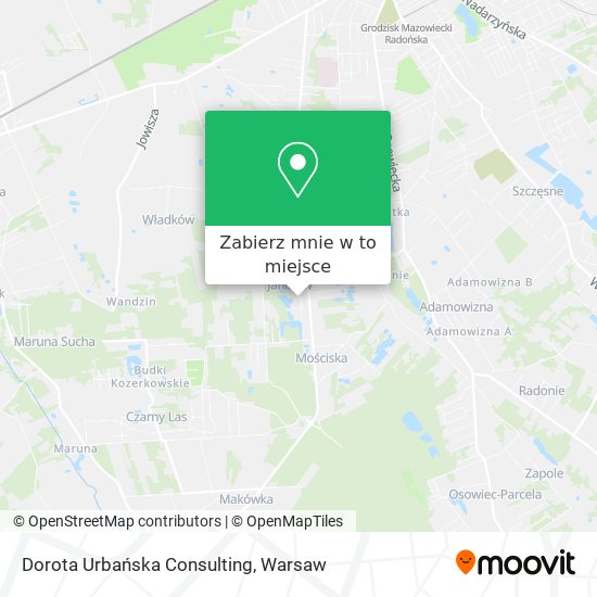 Mapa Dorota Urbańska Consulting