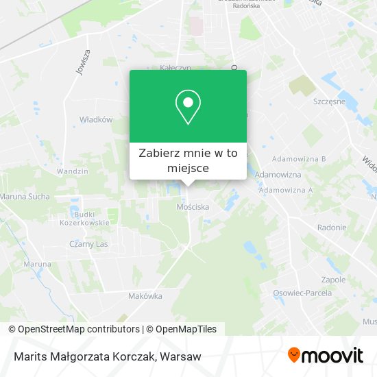 Mapa Marits Małgorzata Korczak