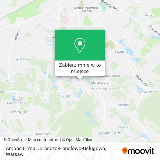 Mapa Ampac Firma Doradczo-Handlowo-Usługowa