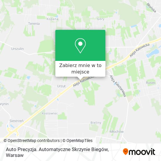 Mapa Auto Precyzja. Automatyczne Skrzynie Biegów