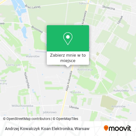 Mapa Andrzej Kowalczyk Koan Elektronika