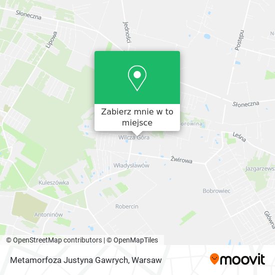 Mapa Metamorfoza Justyna Gawrych