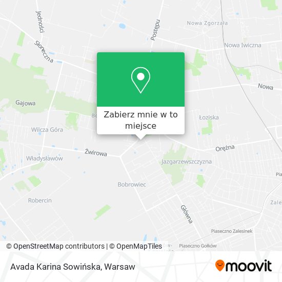 Mapa Avada Karina Sowińska