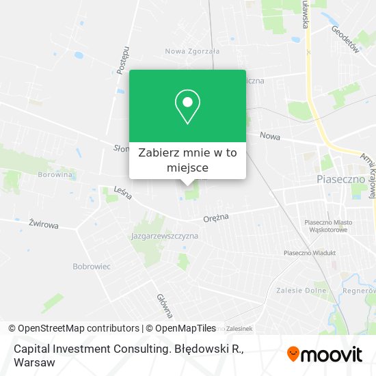 Mapa Capital Investment Consulting. Błędowski R.