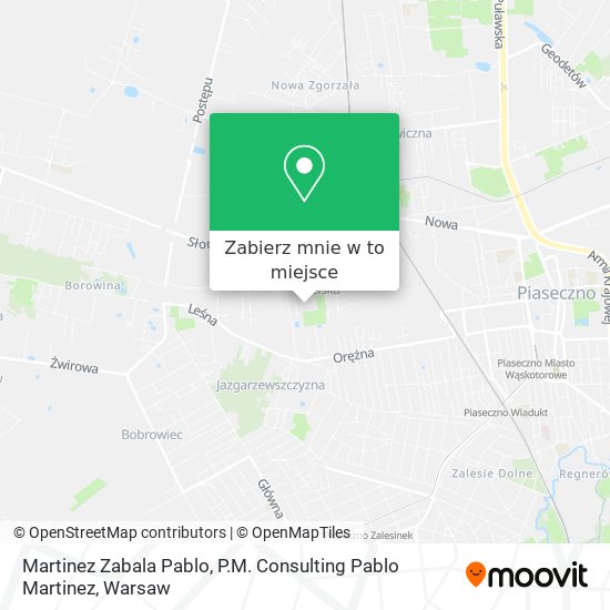 Mapa Martinez Zabala Pablo, P.M. Consulting Pablo Martinez