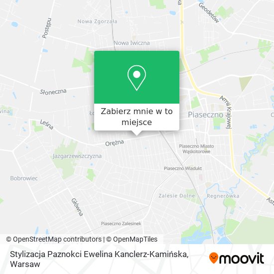 Mapa Stylizacja Paznokci Ewelina Kanclerz-Kamińska