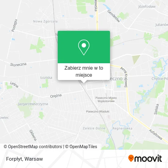 Mapa Forpłyt