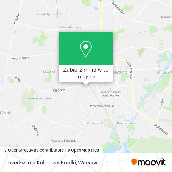 Mapa Przedszkole Kolorowe Kredki