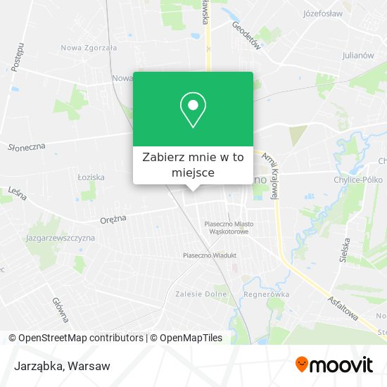 Mapa Jarząbka