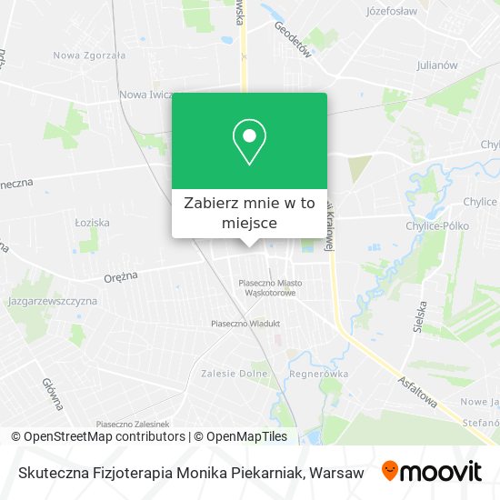 Mapa Skuteczna Fizjoterapia Monika Piekarniak