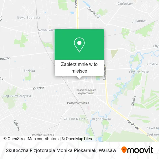 Mapa Skuteczna Fizjoterapia Monika Piekarniak