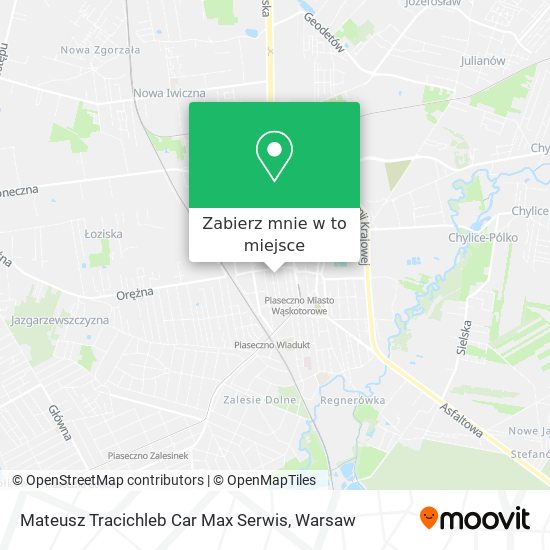 Mapa Mateusz Tracichleb Car Max Serwis