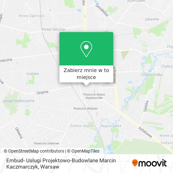 Mapa Embud- Usługi Projektowo-Budowlane Marcin Kaczmarczyk