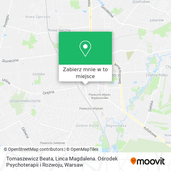 Mapa Tomaszewicz Beata, Linca Magdalena. Ośrodek Psychoterapii i Rozwoju