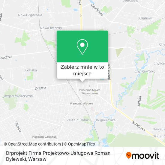 Mapa Drprojekt Firma Projektowo-Usługowa Roman Dylewski