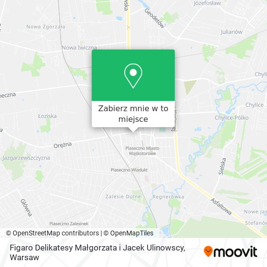 Mapa Figaro Delikatesy Małgorzata i Jacek Ulinowscy