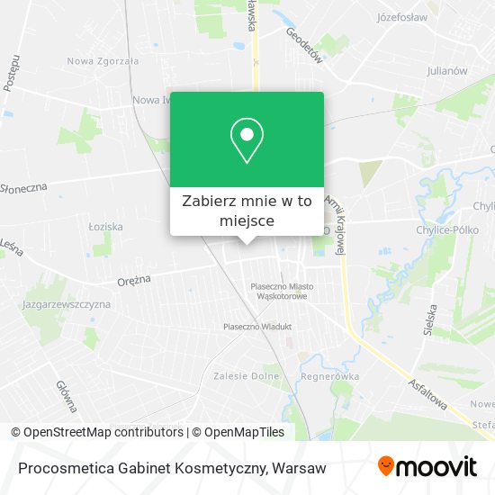 Mapa Procosmetica Gabinet Kosmetyczny