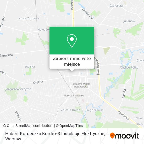 Mapa Hubert Kordeczka Kordex-3 Instalacje Elektryczne