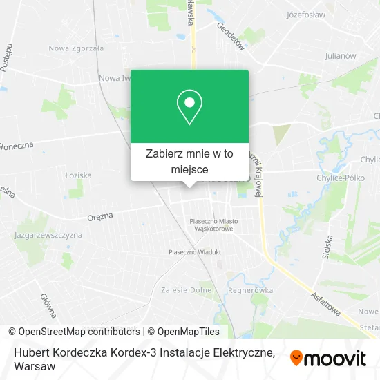 Mapa Hubert Kordeczka Kordex-3 Instalacje Elektryczne