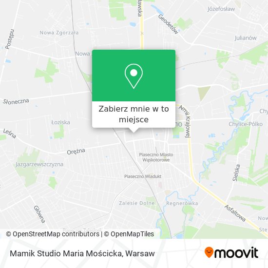 Mapa Mamik Studio Maria Mościcka