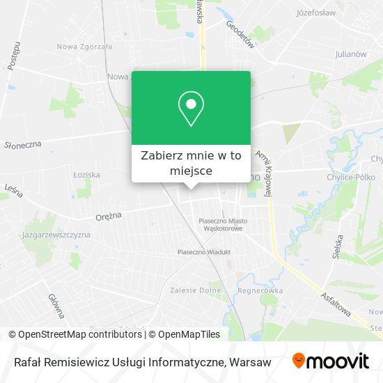 Mapa Rafał Remisiewicz Usługi Informatyczne