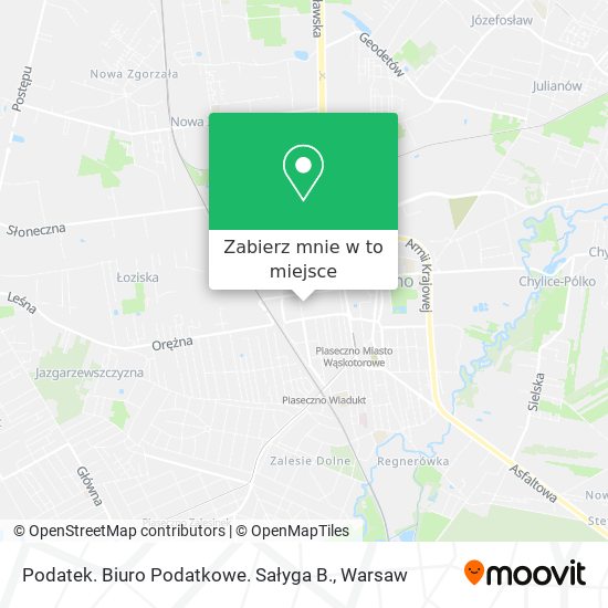 Mapa Podatek. Biuro Podatkowe. Sałyga B.