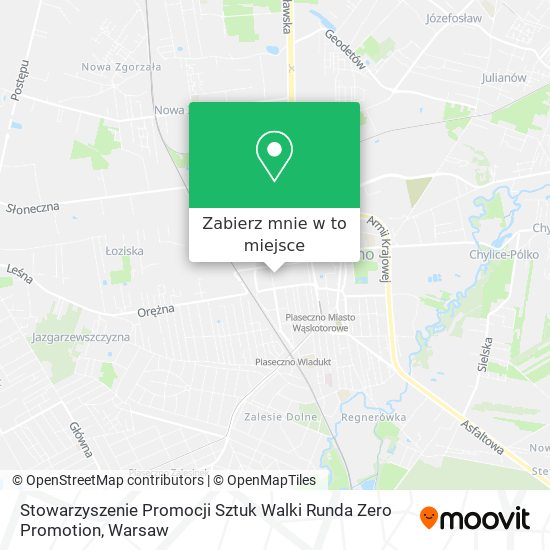 Mapa Stowarzyszenie Promocji Sztuk Walki Runda Zero Promotion