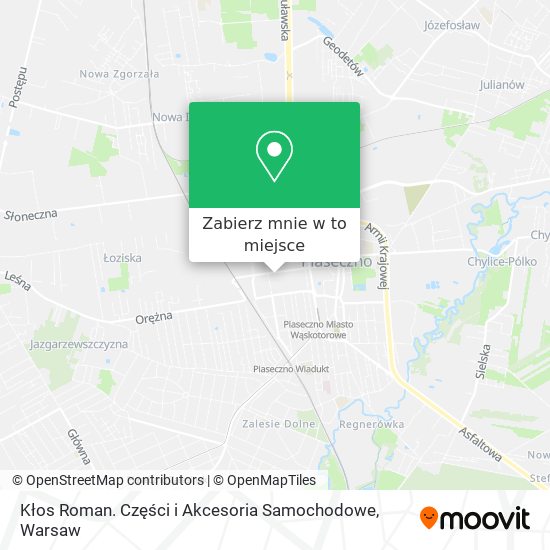 Mapa Kłos Roman. Części i Akcesoria Samochodowe