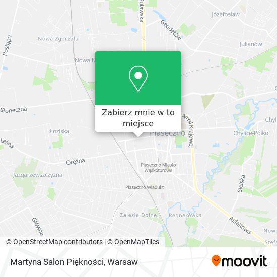 Mapa Martyna Salon Piękności