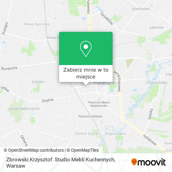 Mapa Zbrowski Krzysztof. Studio Mebli Kuchennych