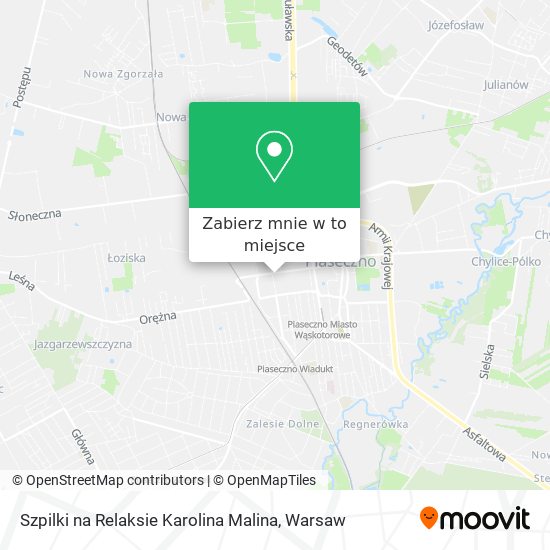 Mapa Szpilki na Relaksie Karolina Malina