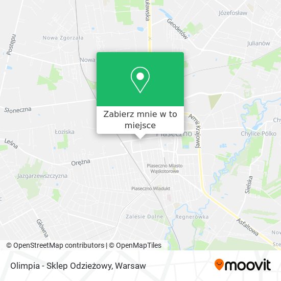 Mapa Olimpia - Sklep Odzieżowy