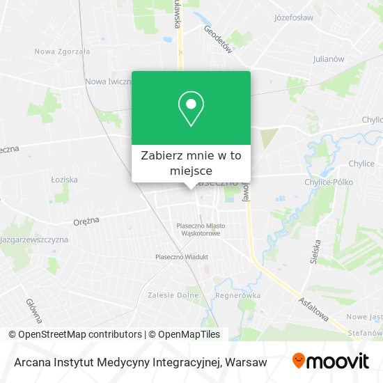 Mapa Arcana Instytut Medycyny Integracyjnej