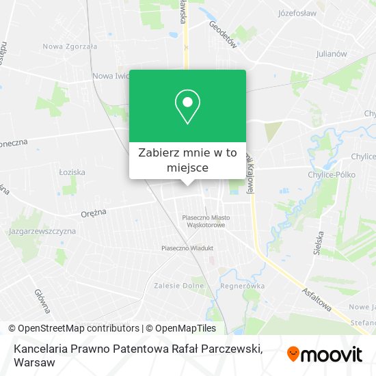 Mapa Kancelaria Prawno Patentowa Rafał Parczewski