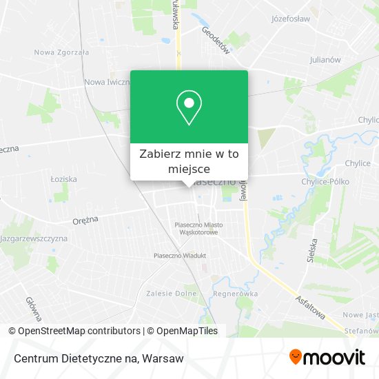 Mapa Centrum Dietetyczne na