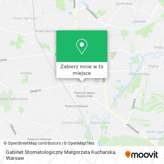 Mapa Gabinet Stomatologiczny Małgorzata Kucharska