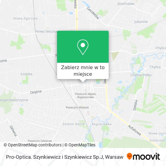 Mapa Pro-Optica. Szynkiewicz i Szynkiewicz Sp.J