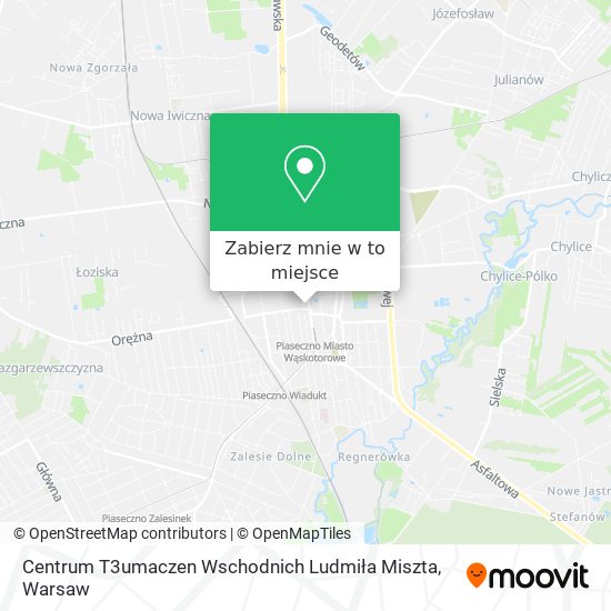 Mapa Centrum T3umaczen Wschodnich Ludmiła Miszta