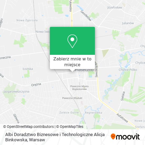 Mapa Albi Doradztwo Biznesowe i Technologiczne Alicja Binkowska