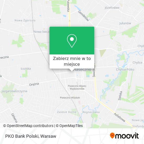 Mapa PKO Bank Polski