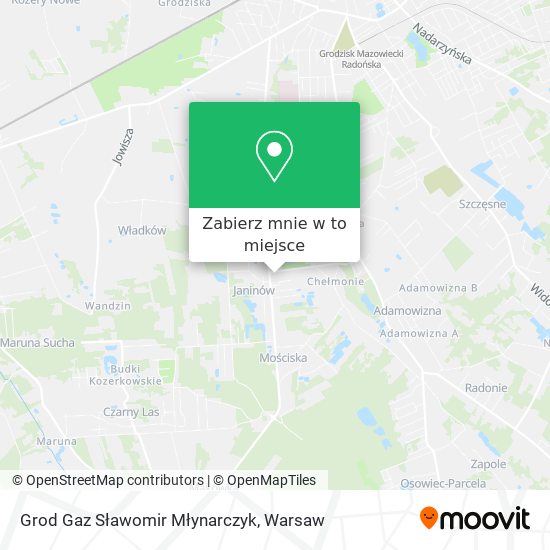 Mapa Grod Gaz Sławomir Młynarczyk