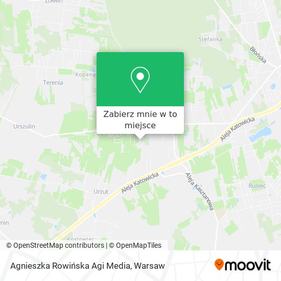 Mapa Agnieszka Rowińska Agi Media