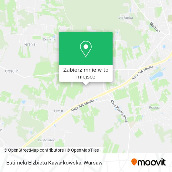 Mapa Estimela Elżbieta Kawałkowska