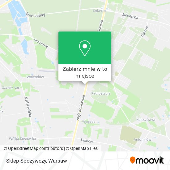 Mapa Sklep Spożywczy