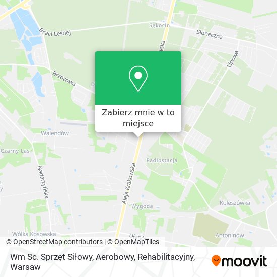 Mapa Wm Sc. Sprzęt Siłowy, Aerobowy, Rehabilitacyjny