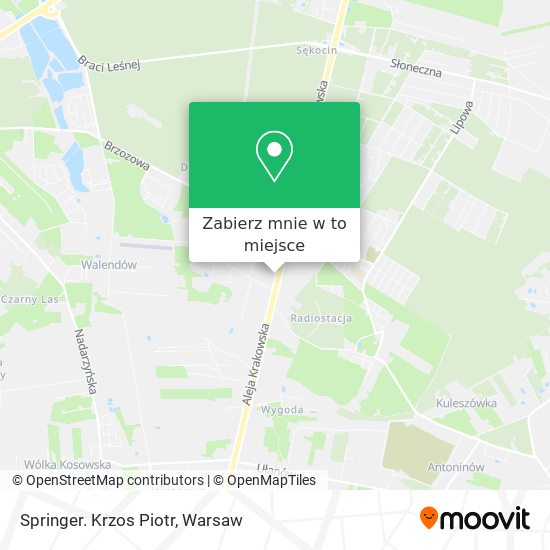 Mapa Springer. Krzos Piotr