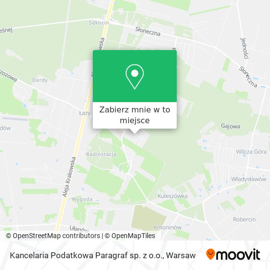 Mapa Kancelaria Podatkowa Paragraf sp. z o.o.