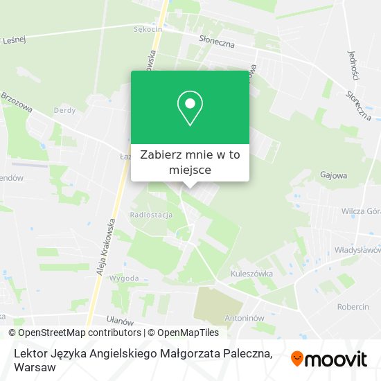 Mapa Lektor Języka Angielskiego Małgorzata Paleczna